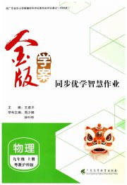 金版学案同步优学智慧作业九年级物理沪粤版