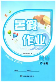 暑假作业湖南教育出版社八年级英语通用版