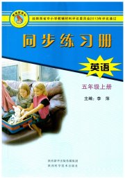 同步练习册陕西科学技术出版社五年级英语冀教版