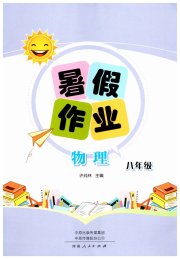 暑假作业河南人民出版社八年级物理