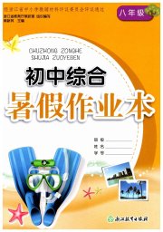 初中综合暑假作业本八年级