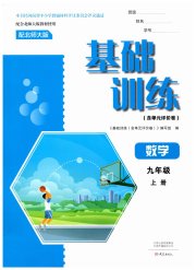 基础训练大象出版社九年级数学北师大版