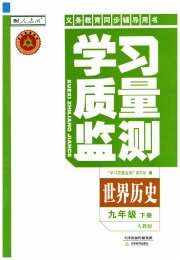 学习质量监测九年级世界历史人教版