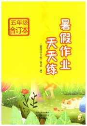 暑假作业天天练五年级文心出版社