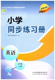同步练习册五年级英语鲁科版54制山东科学技术出版社