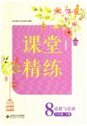 课堂精练八年级道德与法治人教版云南专版