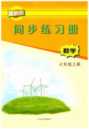 同步练习册七年级数学冀教版河北教育出版社