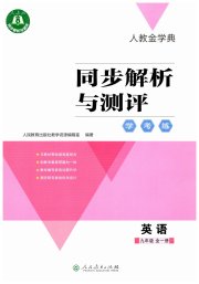 同步解析与测评学考练九年级英语人教版