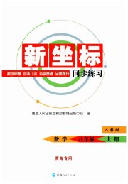 新坐标同步练习八年级数学人教版青海专用