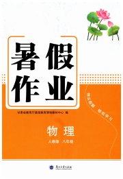 暑假作业兰州大学出版社八年级物理人教版