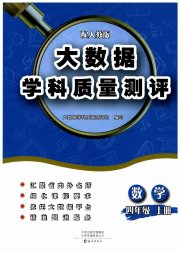 大数据学科质量测评四年级数学人教版