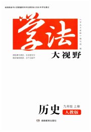 学法大视野九年级历史人教版