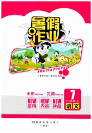 暑假作业完美假期生活七年级语文湖南教育出版社