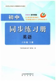 同步练习册明天出版社六年级英语鲁教版五四制