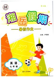 湘岳假期暑假作业七年级英语人教版