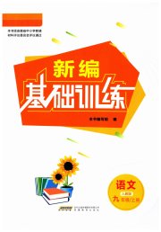新编基础训练九年级语文人教版