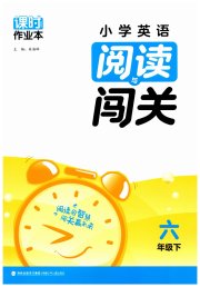 课时作业本阅读与闯关六年级英语译林版