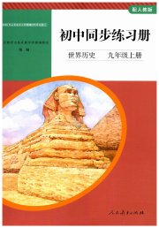 同步练习册人民教育出版社九年级历史人教版山东专版