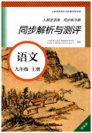2023年人教金学典同步练习册同步解析与测评九年级语文上册人教版精编版