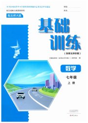 基础训练七年级数学北师大版大象出版社