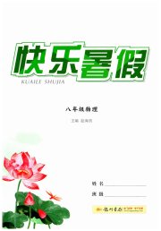 快乐暑假龙门书局八年级物理