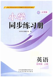 同步练习册山东科学技术出版社五年级英语人教版