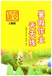 暑假作业天天练五年级语文人教版文心出版社