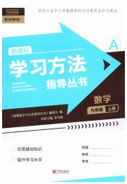 新课标学习方法指导丛书九年级数学浙教版