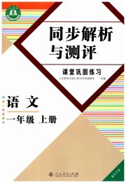 人教金学典同步解析与测评一年级语文人教版重庆专版