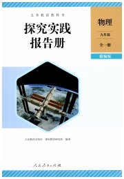 探究实践报告册九年级物理人教版精编版