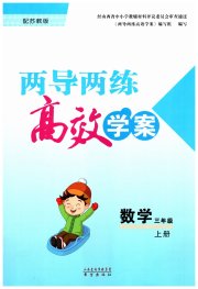 新课标两导两练高效学案三年级数学凤凰版