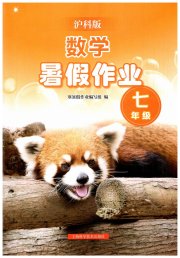 暑假作业上海科学技术出版社七年级数学沪科版