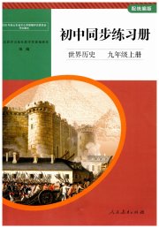 同步练习册人民教育出版社九年级历史人教版山东专版
