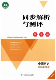 同步解析与测评学考练七年级历史人教版精练版专版