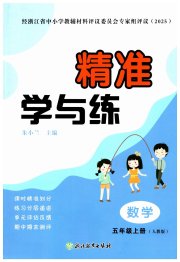 精准学与练五年级数学人教版