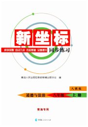 新坐标同步练习八年级道德与法治人教版青海专用