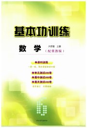 基本功训练六年级数学冀教版