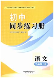同步练习册明天出版社九年级语文人教版