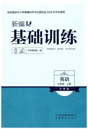 新编基础训练九年级英语译林版