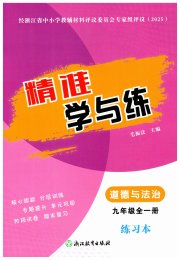 精准学与练九年级道德与法治人教版
