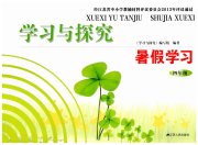 学习与探究暑假学习四年级江苏人民出版社