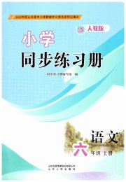 同步练习册山东人民出版社六年级语文人教版