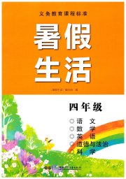暑假生活湖南少年儿童出版社四年级语数综合