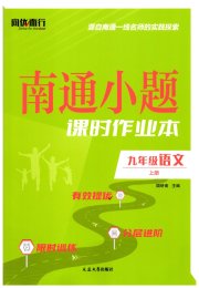 南通小题课时作业本九年级语文人教版