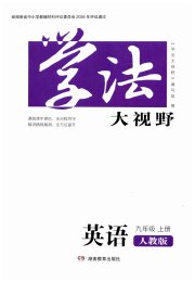 学法大视野九年级英语人教版