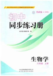 同步练习册山东科学技术出版社六年级生物鲁科版五四制