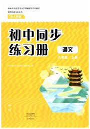 同步练习册大象出版社八年级语文人教版