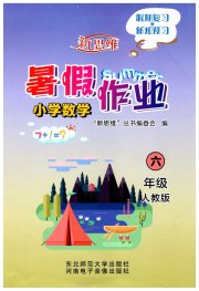 新思维暑假作业六年级数学人教版