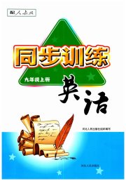 同步训练九年级英语人教版河北人民出版社