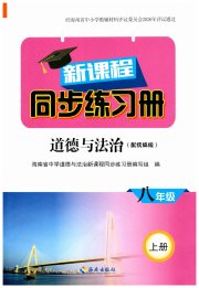 新课程同步练习册八年级道德与法治人教版